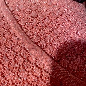 Rue 21 Pink V-neck Sweater Size small